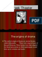 Greek Theater Origins