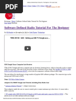 sdr radio for beginers