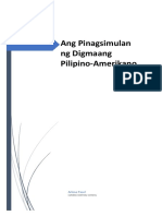 Ang Pinagsimulan NG Digmaang Pilipino