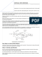 Critical Path Method