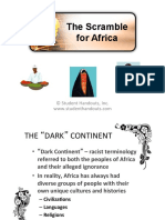 scramble for africa ppt