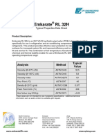 Emkarate RL 32H: Analysis Method Typical Value