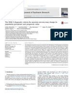 The DSM-5 Diagnostic Criteria for Anorexia Nervosa May Change Its Anorexia