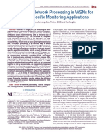 Lossless In-Network Processing in Wsns For Domain-Specific Monitoring Applications