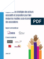 Etude KPMG - Rapport Sur Les Stratégies Des Acteurs Associatifs Et Proposition Pour Faire Évoluer Les Modèles Socio-Économiques Des Associations - Janvier 2017