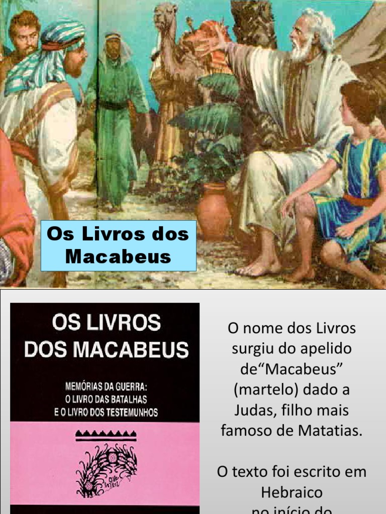 Livro Dos Macabeus PDF Macabeus Religião e crença