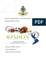 Project On Commercialisation of Sports