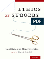 The Ethics of Surgery Conflicts and Controversies 1st Edition 2015 Oxford (PRG)