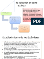 Ventajas de Aplicación de Costo Estándar