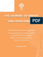 "Financial Development, Economic Growth, and Electricity Demand: A Sector Analysis of An Emerging Economy" by David Roubaud and Muhammad Shahbaz