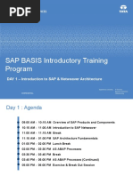 SAP BASIS Introductory Training Program - Day 1