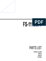 FS-1116MFP: Parts List