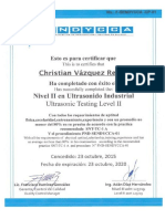 ultrasonic certificatio