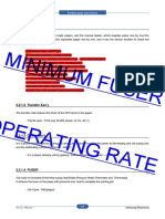 Minimum Fuser Operating Rate: 2.2.1.1 Feeding