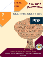 Mathematics ICSE 17
