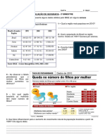 Avaliação de Geografia 2 Bimestre 2018