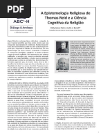 A Epistemologia Religiosa de Thomas Reid e a Ciência Cognitiva Da Religião 1