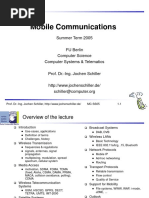 Mobile Communications: Summer Term 2005