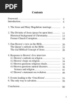 Download Analysis of da Vinci Code by beMuslim SN3988330 doc pdf