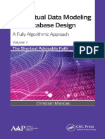 Conceptual Data Modeling and Database Design Volume 1 - The Shortest Advisable Path A Fully Algorithmic Approach