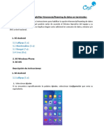 Instrucciones para Habilitar La Itinerancia de Datos en Terminales PDF