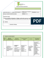 PLANO DE DISCIPLINA QUÍMICA I - A e B