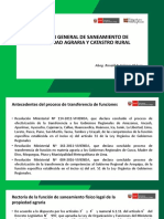 2. SANEAMIENTO DE LA PROPIEDAD AGRARIA Y CATASTRO RURAL - MINAGRI.pdf