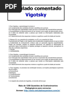 10. Simulado Comentado Vigostky