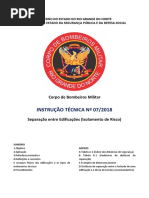 Instrução Técnica 072018 - Separação Entre Edificações (Isolamento de Risco)