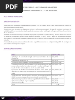 Simulado Prova Direito Do Trabalho 2 Fase Xxvii Final Gabarito Espelho