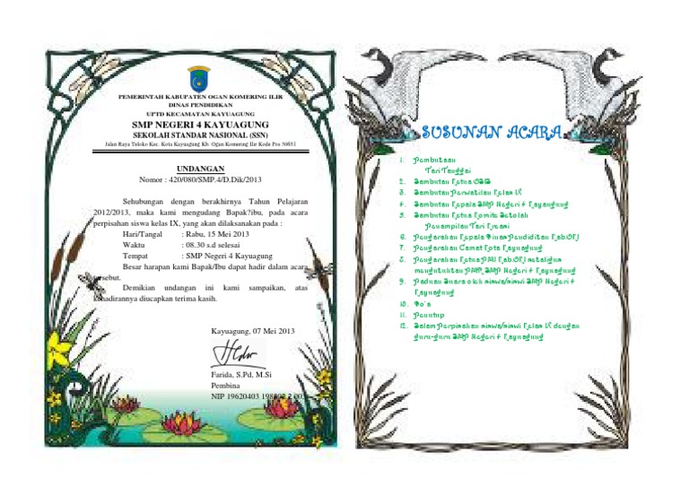 144129634 Surat Undangan Perpisahandocx