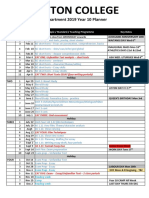 Year 10 Planner 2019