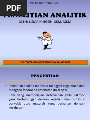 Penelitian Analitik Pdf