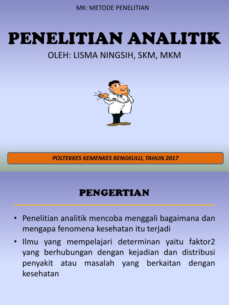 Penelitian Analitik Pdf