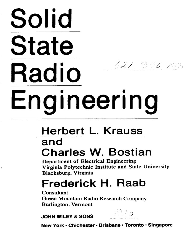 State　洋書　Engineering-　Solid　Wiley　Paperback　Radio
