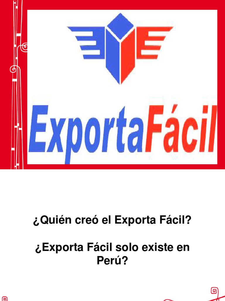 Exporta Facil Pdf Economias Business
