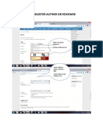 Register Author or Reviewer