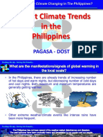 Current Climate Trends in The Philippines: Pagasa - Dost