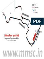 C8 C1-C11 Corners/Curves track map for Madras Motor Sports Club short course