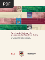 Aproximación histórica a procesos de Planificación en Bolivia