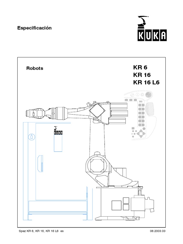 Manual Kuka KR 6 kr16 PDF PDF Robot Robótica