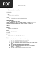 Fourth Sem Dbms Lab Manual 4th Sem | PDF | Sql | Databases