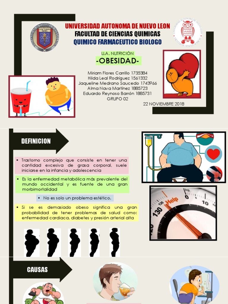 Causas y Tratamiento de la Obesidad | PDF | Obesidad | Diabetes mellitus