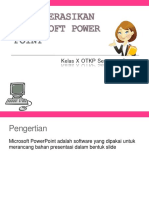 Latihan Mengoperasikan Microsoft Power Point