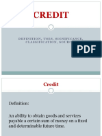 Credit: Definition, Uses, Significance, Classification, Sources