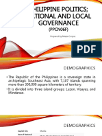 Philippine Politics National and Local Governance: (PPCN06F)