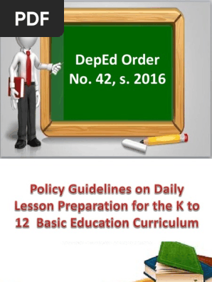DepED Order No. 42