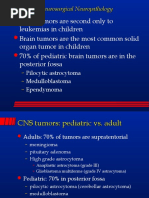 Pediatric Tumors