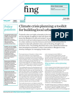 Climate Crisis Planning: A Toolkit For Building Local Urban Resilience (English Version)