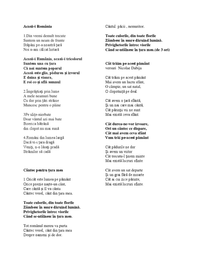 Cantece Cerc